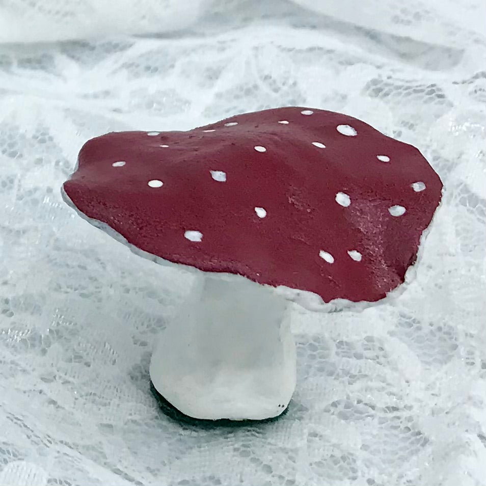 Redcap Clay Mushroom