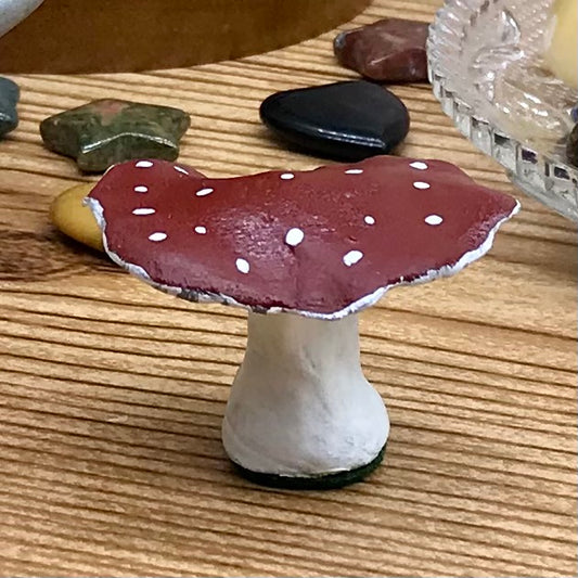 Redcap Clay Mushroom