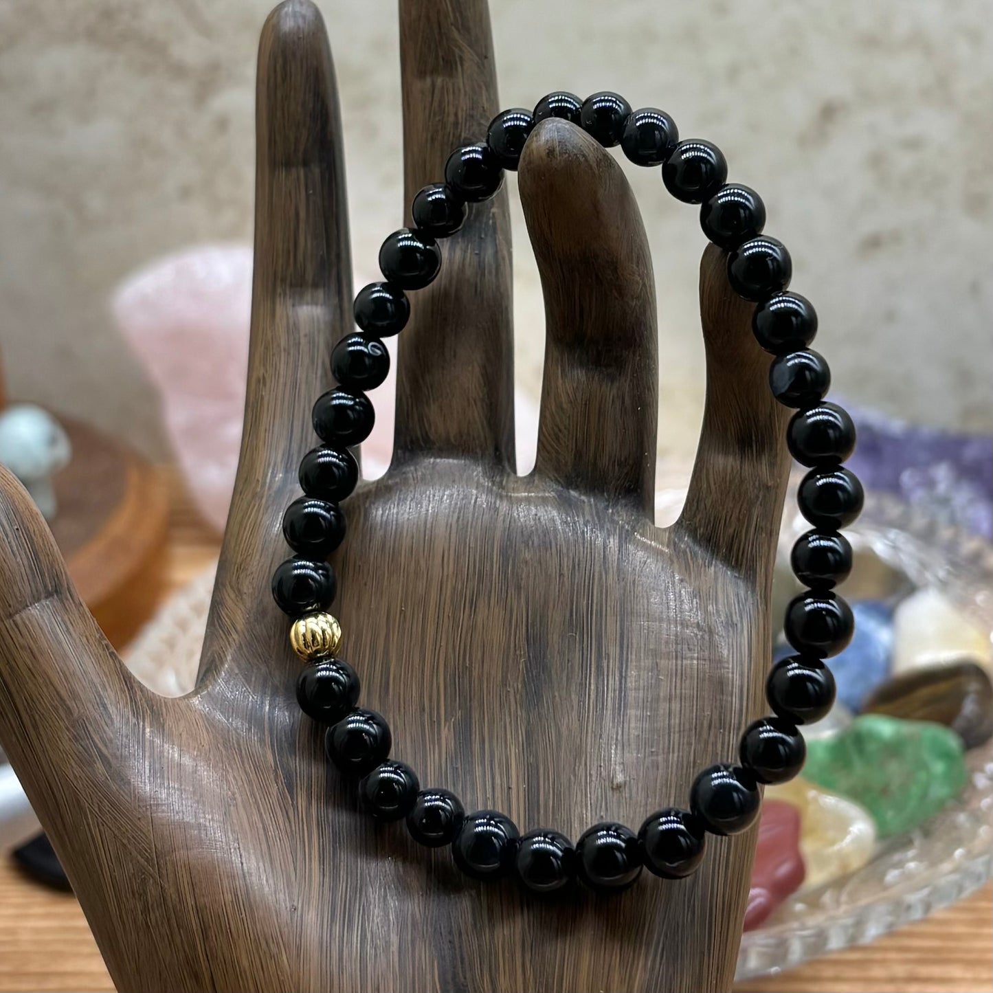 Onyx Stretchy Bracelet