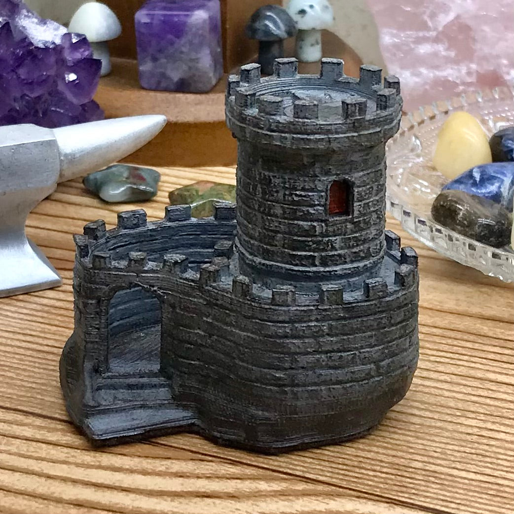 Mini Castle Tower with Light Window