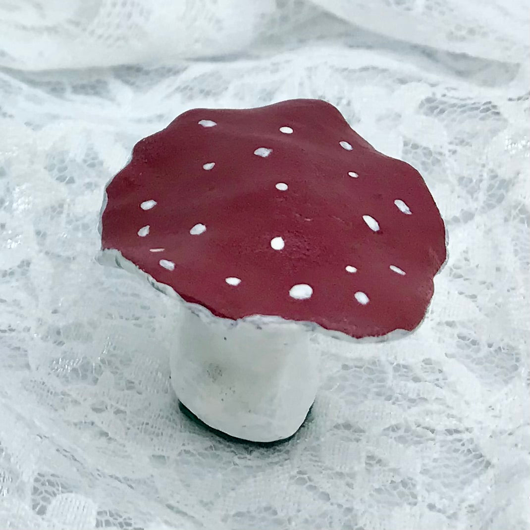 Redcap Clay Mushroom