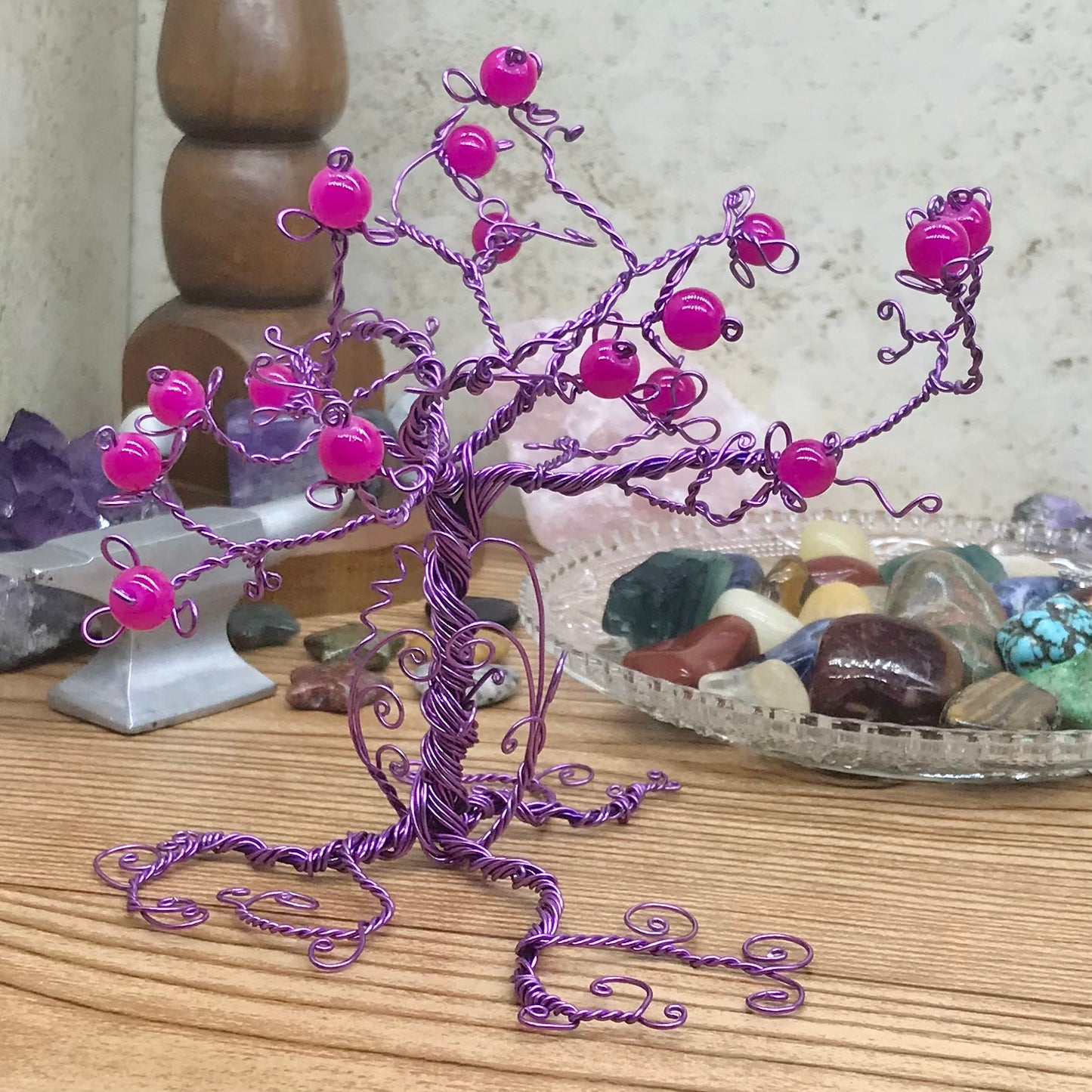 Mauve Morning Wire Tree