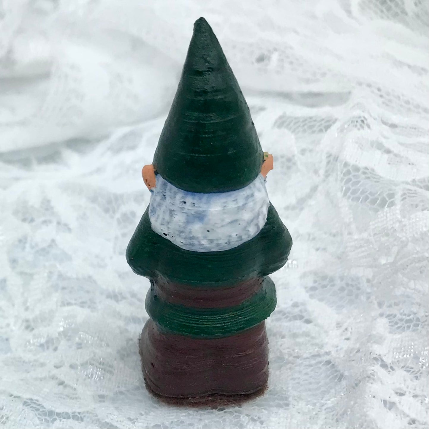 Little Green Gnome with Cane