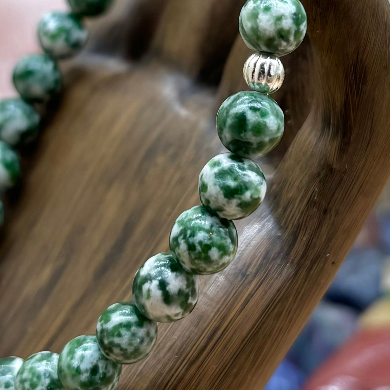 Tree Agate Stretchy Bracelet