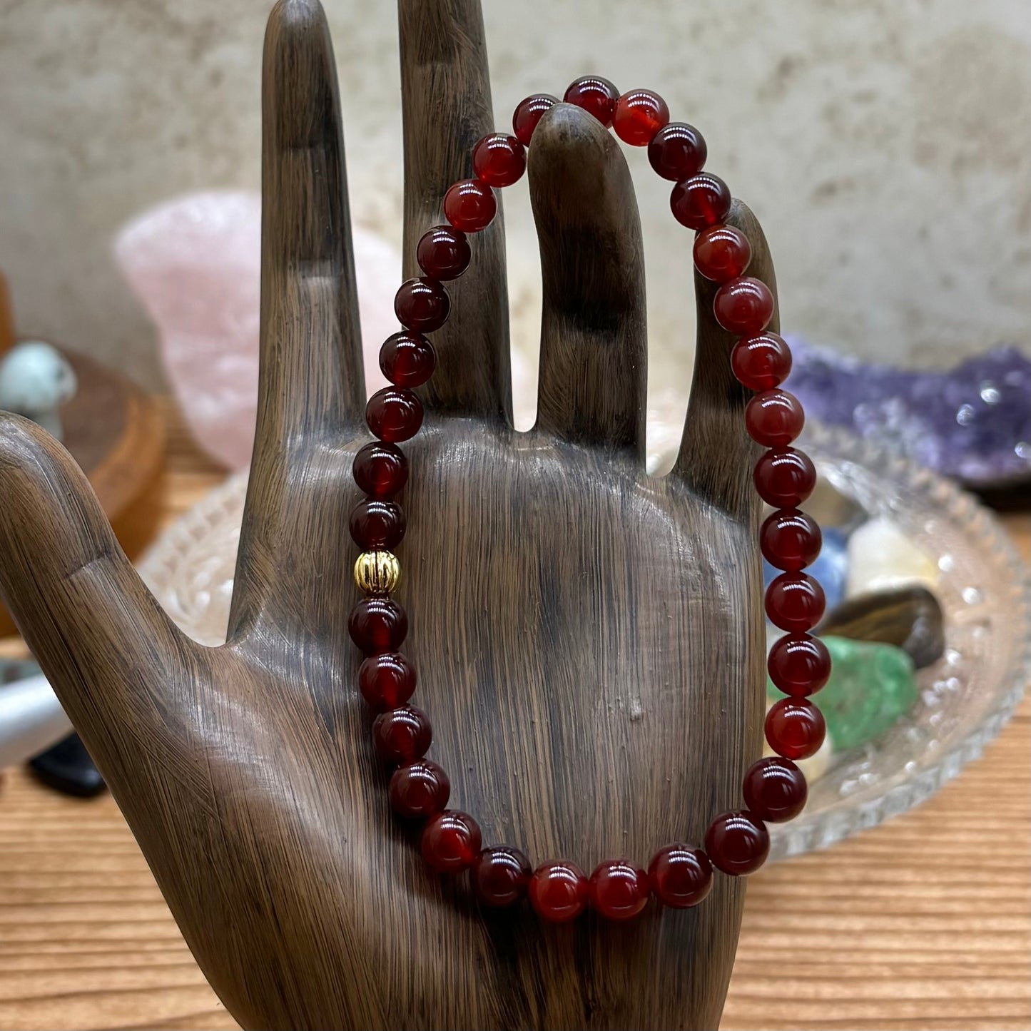 Red Carnelian Stretchy Bracelet