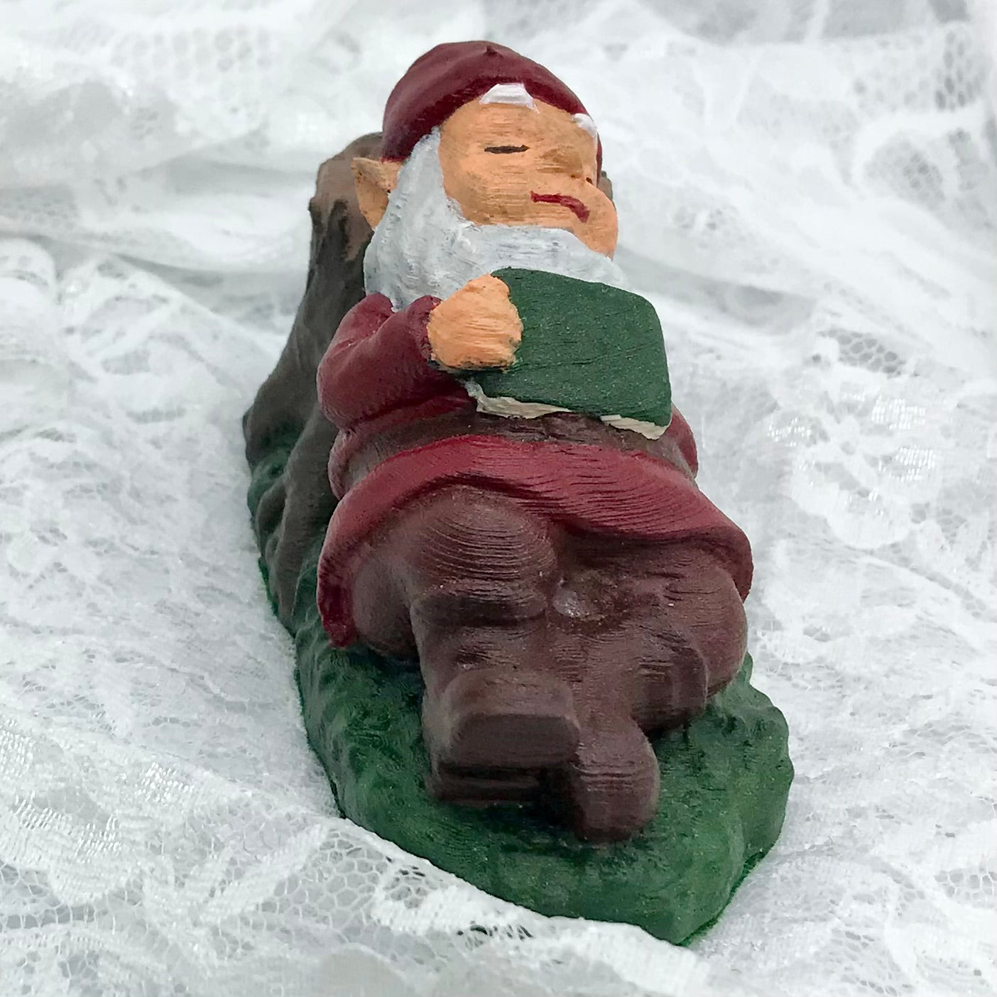 Happy Sleeping Red Gnome