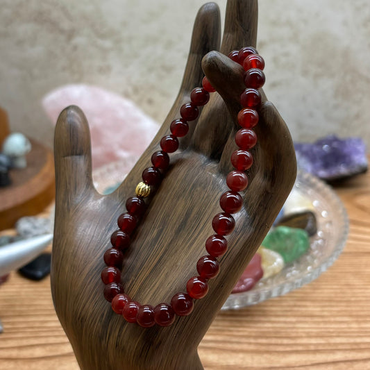 Red Carnelian Stretchy Bracelet