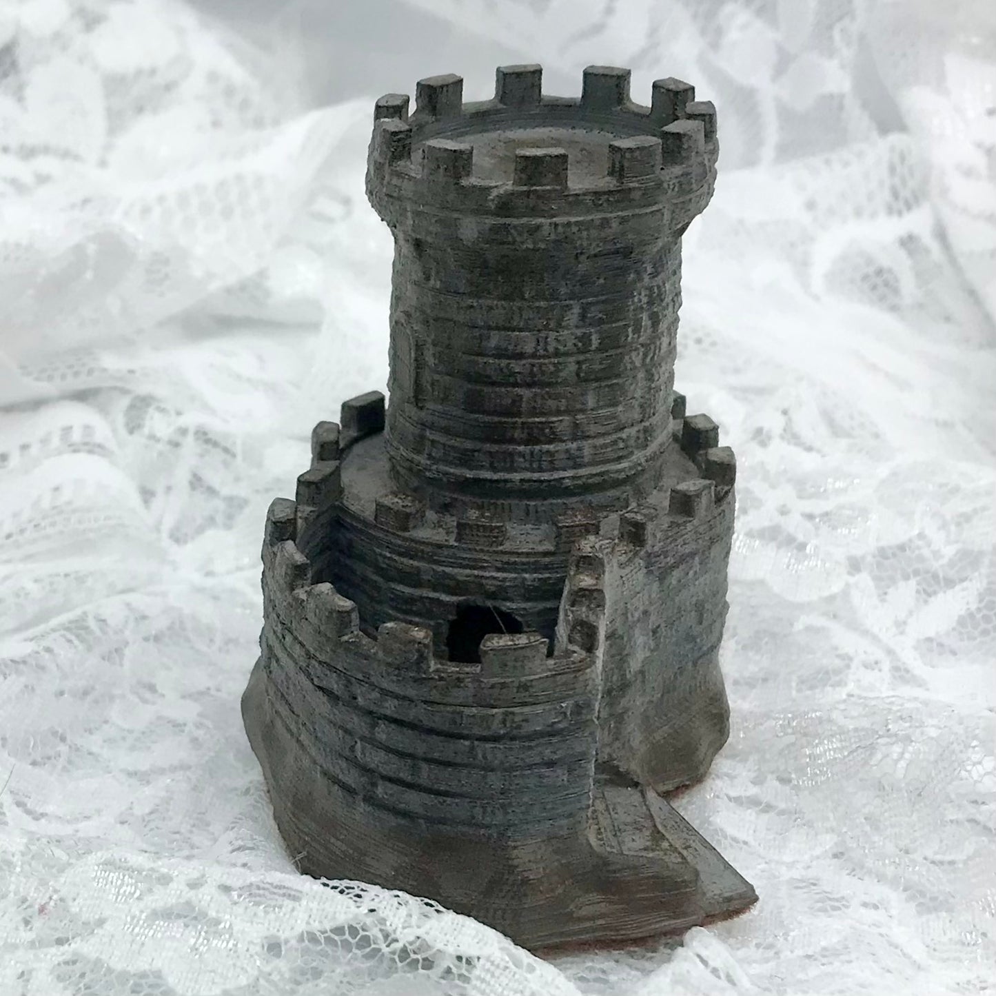 Mini Castle Tower with Light Window