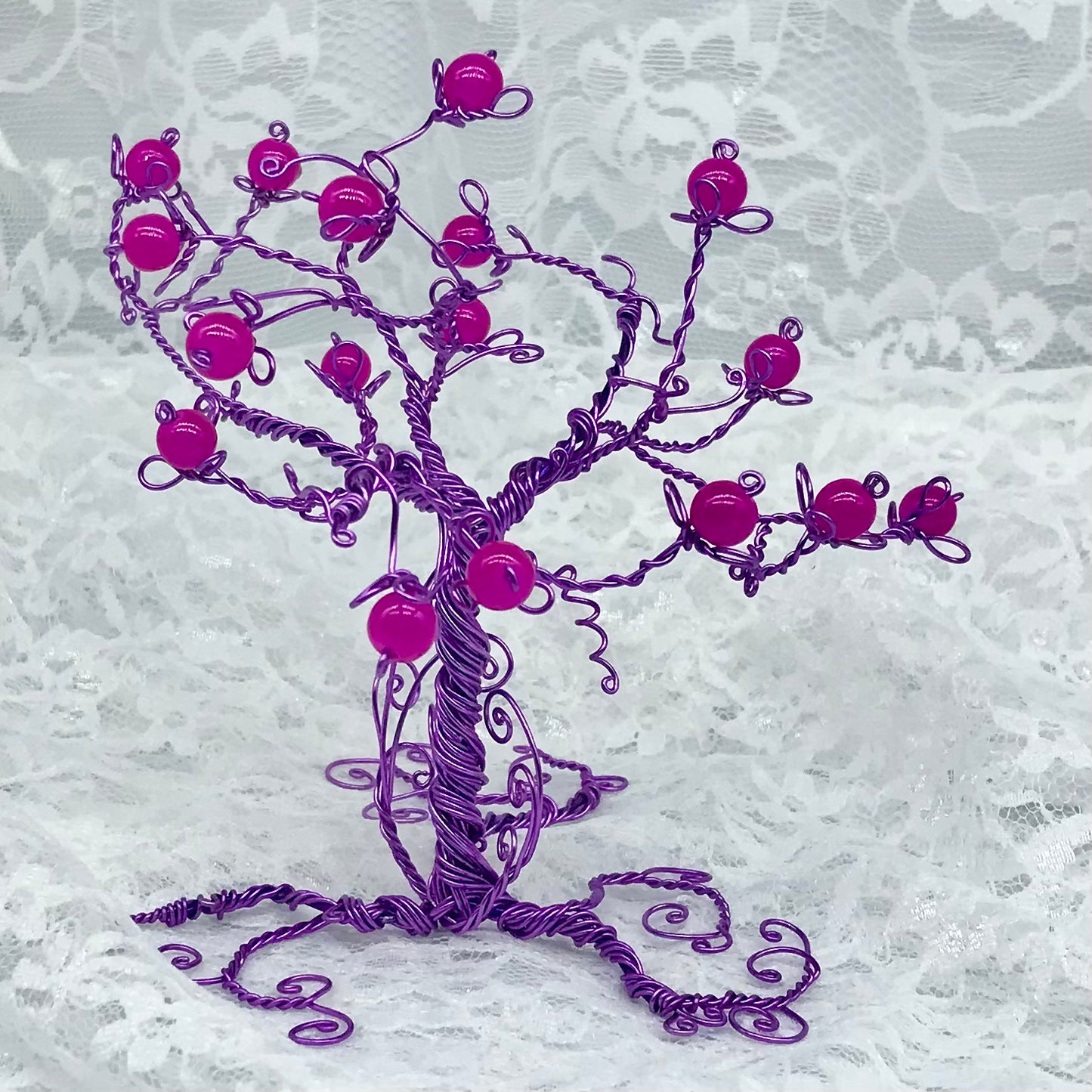 Mauve Morning Wire Tree