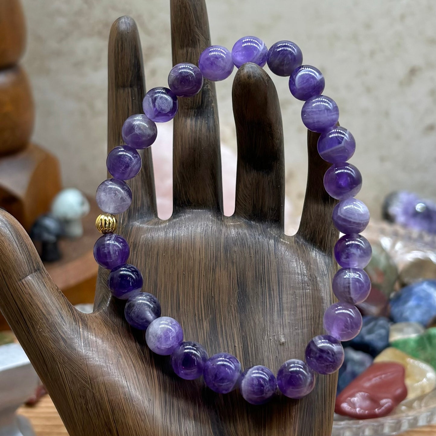 Amethyst Stretchy Bracelet