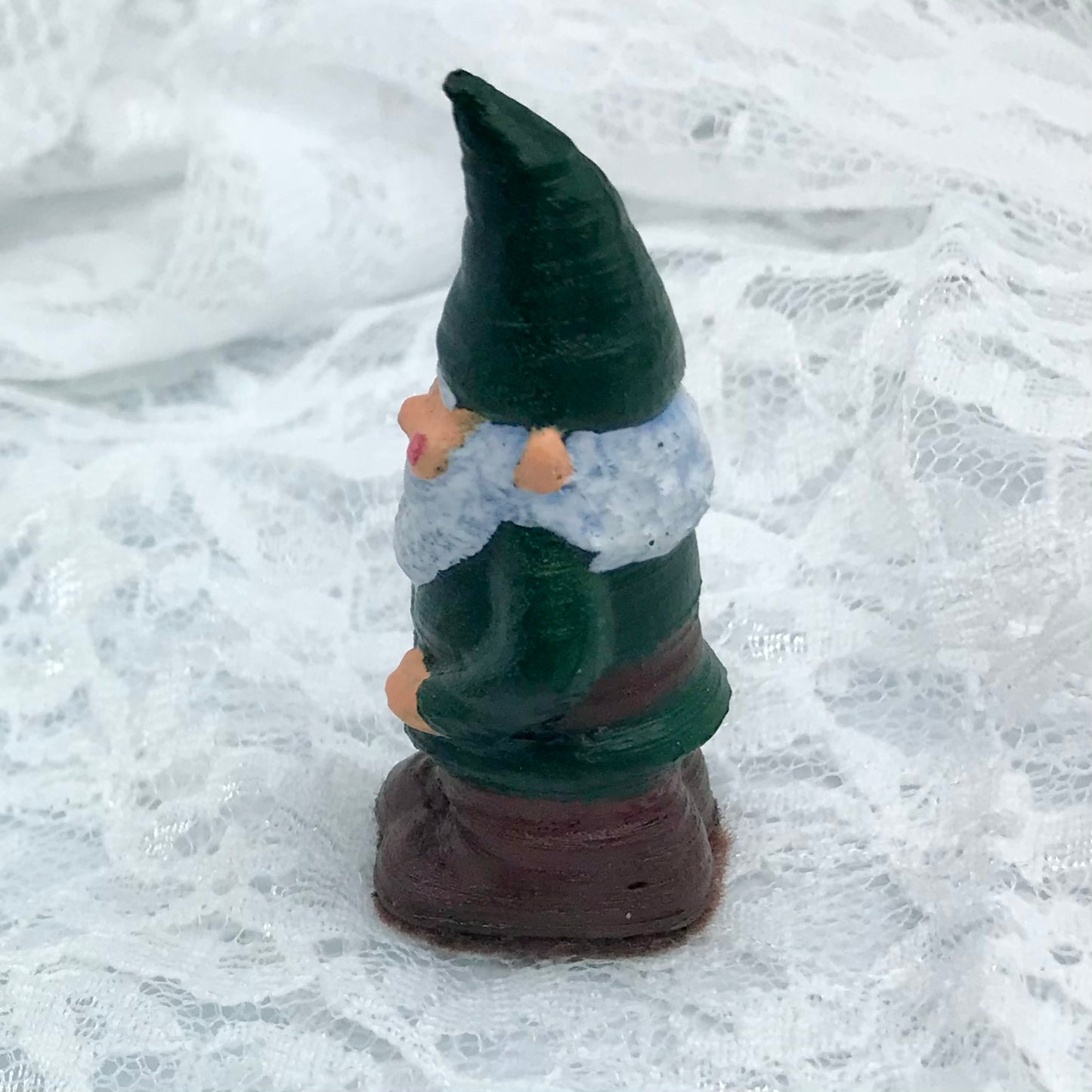 Little Green Gnome with Cane