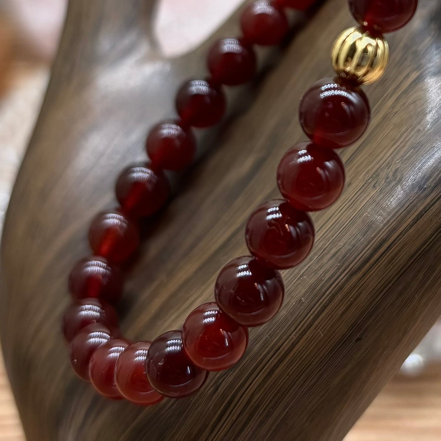 Red Carnelian Stretchy Bracelet