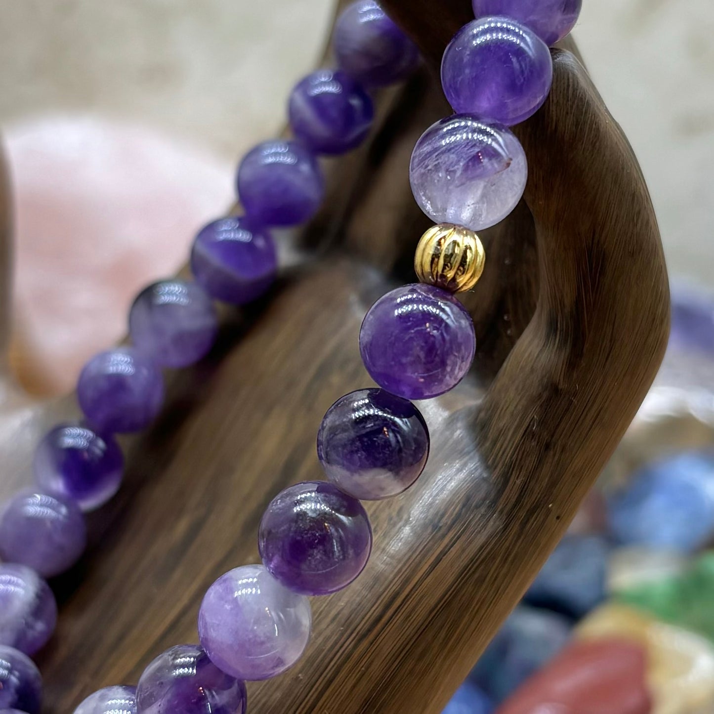 Amethyst Stretchy Bracelet